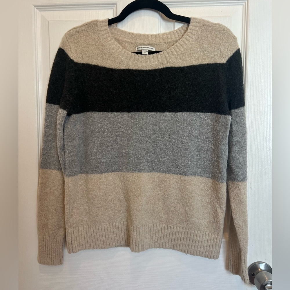 American Eagle Soft Colorblock Sweater